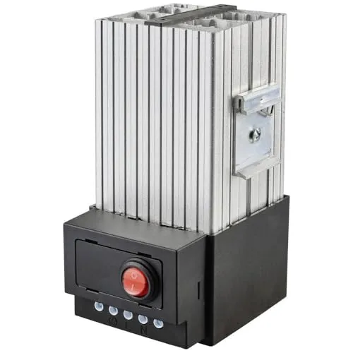 TRU COMPONENTS TC-NTL522-S-250W Schaltschrankheizung - Elektroinstallation: Effiziente PTC-Heizung mit Lüfter, ideal für den Schutz von Schaltschränken bei 230 V AC und 250 W Leistung.