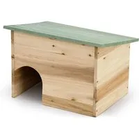 Moorland Igelhaus – Winterfestes Schlafhaus aus FSC-Holz, 35×27 cm