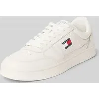 TOMMY JEANS Herren Cupsole Sneaker The Greenwich New - Herren-Sneaker aus hochwertigem Leder, mit herausnehmbarer Decksohle und stylischem Belüftungsdetail für optimalen Komfort und Atmungsaktivität.