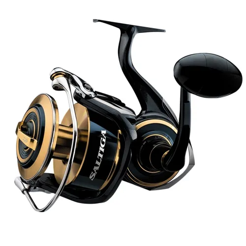 Daiwa 20 Saltiga 10000-P Angelrolle - Salzwassertaugliche Spinnrolle mit MQ® Monocoque Aluminium-Rollenkörper und MagSealed® Technologie für höchste Belastbarkeit und Wurfleistung beim Meeresangeln.