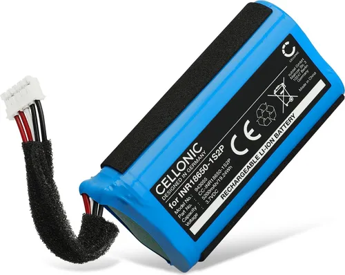 CELLONIC, Lautsprecherakku kompatibel mit Teufel ROCKSTER GO 2 (5200mAh, 3.7V) Ersatzakku GSP1029102A