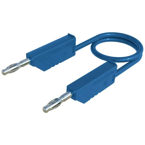 SKS Hirschmann CO MLN SIL 100/1 Messleitung Lamellenstecker 4 mm Lamellenstec...