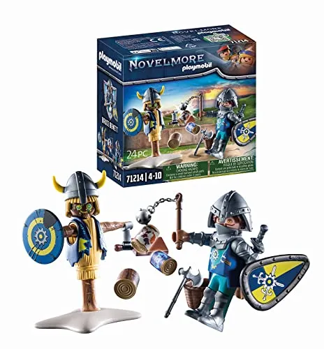 PLAYMOBIL Novelmore 71214 - Kampftraining Spielzeugset, 24-teilig für kreative Rollenspiele und heldenhafte Abenteuer ab 4 Jahren