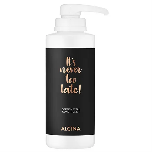 ALCINA It`s never too late Coffein Vital Conditioner 500 ml - Shampoos & Spülungen – Fördert mit Coffein und Provitamin B5 die Haarstruktur, Vitalität und Geschmeidigkeit für sichtbar gesünderes Haar.