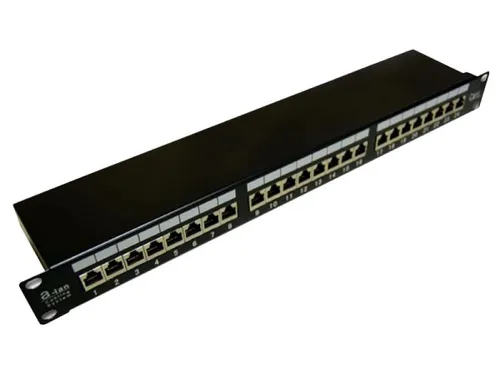 Alantec PK006 Patchpanel STP Kat.5e 24 Ports LSA 1U 19