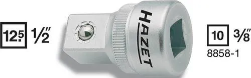 Hazet 8858-1 Steckschlüssel-Adapter 3/8 Zoll Antrieb 3/8