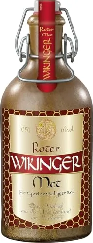 Original Wikinger Met | 1x0,5L im Tonkrug | Honigwein aus der historischen Ursprungsregion in Norddeutschland | fruchtig aromatisch | Das Original