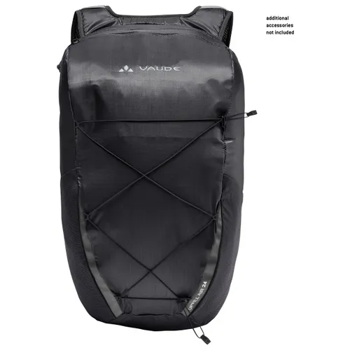 Vaude Uphill Air 24l Rucksack - Schwarz - Leichter Daypack mit 24 Litern Volumen, ideal für Wanderungen und Tagesausflüge, bietet optimale Belüftung und Tragekomfort.