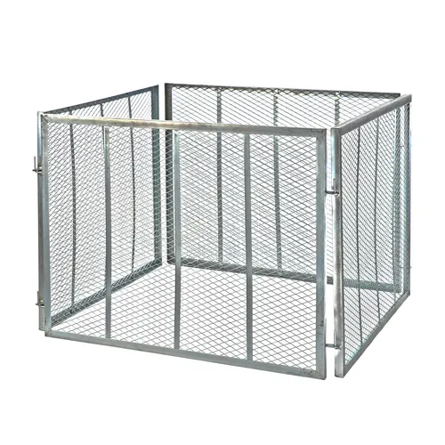 Dema Metallkomposter 107x107x81 cm - Robuster Gartenkomposter aus verzinktem Streckmetall, ideal für Gartenabfälle und Kompostierung. Langlebig und wetterfest für ganzjährige Nutzung.