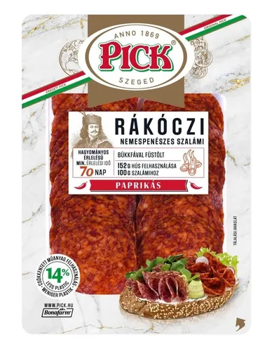 Pick Rákóczi Paprika Salami 70 g geschnitten