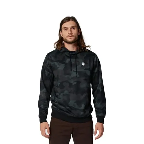 Fox Racing Herren Standard Fox Head Fleece PO, Schwarz Camouflage, Größe XL - Outdoor Fleecejacke für Herren aus weichem, gebürstetem Polyester-Fleece, bietet Komfort und Wärme mit praktischen Kängurutaschen für zusätzlichen Stauraum.