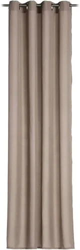 Gözze Ösenvorhang Linus 140 x 245 cm (taupe) in braun von Gözze