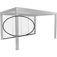 Biohort Glasschiebetür Klarglas Gr. 3 m für Pergola – Hochwertige Glaselemente