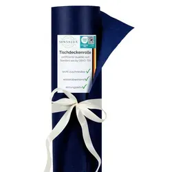 Sensalux Dunkelblaue Tischdecke Rolle 80g/m² in blau von Sensalux