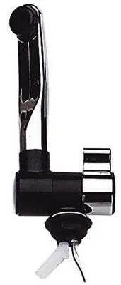 Comet Wasserhahn London schwarz/chrom lose - Wasserhahn in elegantem schwarz/chrom Design, ideal für moderne Küchen und Bäder, mit einfacher Montage.