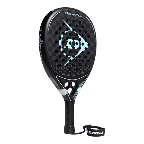 DUNLOP 25 Galactica Lite Tennisschläger - Leichter Tennisschläger mit EVA-Kern für Agilität und Komfort. Extra Grip-Technologie für präzise Effekte und Control Holes für optimale Lenkung.