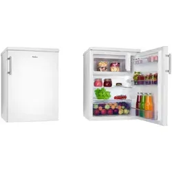 Amica Kühlschrank KS 361 120 W - Kühlschrank mit LED-Innenbeleuchtung und 117 l Kühlraum, ideal für kleine Küchen und energieeffizient mit nur 94 kWh jährlich.