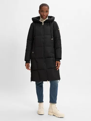Mos Mosh Wintermantel schwarz L - Funktionsjacke aus recycelten Materialien, gefüttert mit 90% Daunen für optimale Wärme und Komfort in der kalten Jahreszeit.