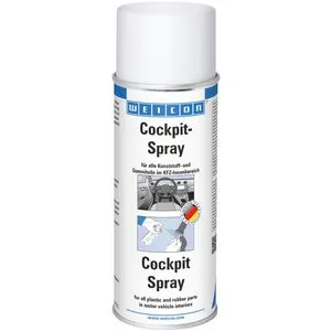WEICON Cockpitspray 11400400, Armaturenreiniger, Spray, wasserabweisend, seidenglanz, 400ml