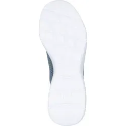 Rieker Damen Low-Top Sneaker M5072 - Damen-Sneaker in Blau, mit flacher EVA-Sohle für optimalen Komfort und ideal für Freizeitaktivitäten.