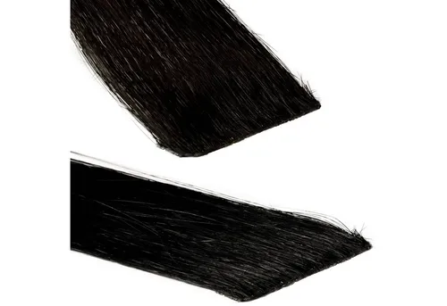 hair2heart Echthaar-Extension Invisible Tape Extensions - Premium #4/0 Mittelbraun 40cm - Haarverlängerungen mit Invisible Tape für voluminöse, glänzende Längen. Ideal für feines Haar, einfach anzubringen und ohne zusätzliches Zubehör. Verleiht sofortige Länge und Fülle!