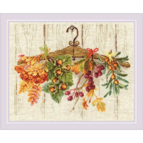 RIOLIS Counted Cross Stitch Kit - Gifts Of Autumn 11.75
