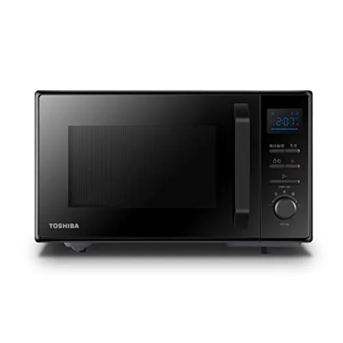 Toshiba Mikrowelle MW2-AC25TF(BK) - Mikrowelle mit Grill & Heißluft, 25 l, 900W, vielseitige Kombi-Funktion für schnelles und leckeres Kochen, ideal für jede Küche.