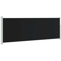 vidaXL Seitenmarkise 160x500cm in schwarz von vidaXL