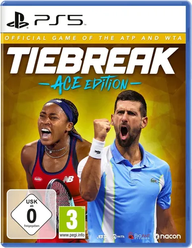 TIEBREAK Ace Edition - PS5, realistisches Tennis-Spiel mit über 120 echten Spielern und exklusiven Modi