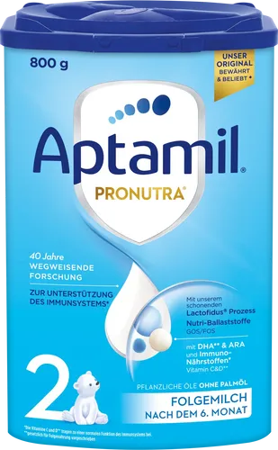 Aptamil Pronutra 2, 800g Folgemilch Pulver von APTAMIL