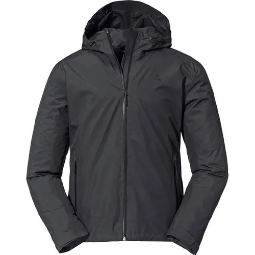 Schöffel Herren Jacket Wamberg M - Winddichte Regenjacke für Outdoor-Aktivitäten - Wanderjacke aus atmungsaktivem 2-Lagen Venturi Material, wind- und wasserdicht mit 10.000 mm Wassersäule. Verstellbare Kapuze für optimalen Komfort bei jedem Wetter.