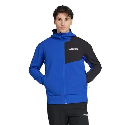adidas Herren Terrex Multi Softshell Jacket XXL - Wetterfest und Rucksackkompatibel - adidas Bekleidung: Diese Softshell-Jacke bietet optimalen Schutz bei jedem Wetter und kommt mit rucksackkompatiblen Reißverschlusstaschen für höchsten Komfort.