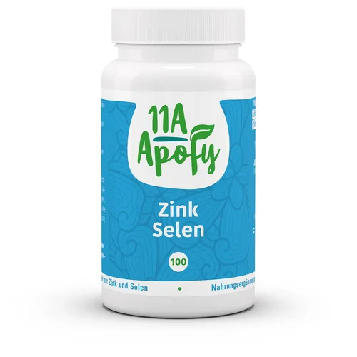 Zink Selen | 15 mg reines Zink und 100 µg Selen pro Kapsel | 100 Kapseln