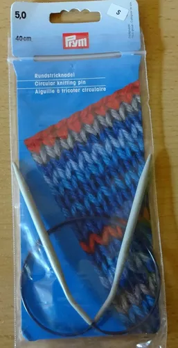 Rundstricknadel Stärke 5 Länge 40 cm PRYM 211290 von INOX
