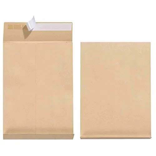 Faltentaschen Versandtaschen DIN B4 mit 4cm Falte 100