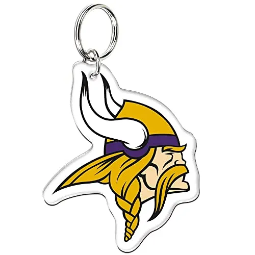 Wincraft Minnesota Vikings Premium Logo NFL Schlüsselanhänger