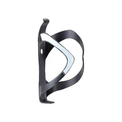 BBB Bottlecage Fibercage Ud Carbon Matt Black White - 2905093717 - Leichter und stabiler Flaschenhalter aus Carbon, ideal für Fahrradzubehör und sorgt für sicheren Halt bei jeder Fahrt.