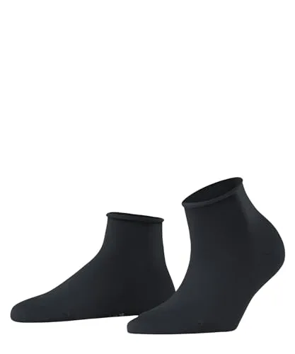 FALKE Damen Socken Cotton Touch W Sso Baumwolle einfarbig 1 Paar, Grau Graphite 3146, 35-38