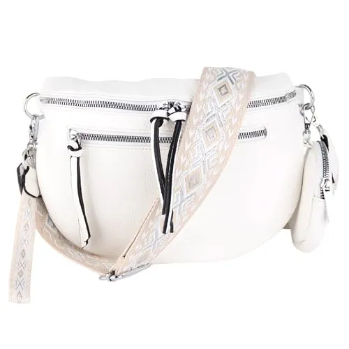 Bauchtaschen Weiß von MIRROSI