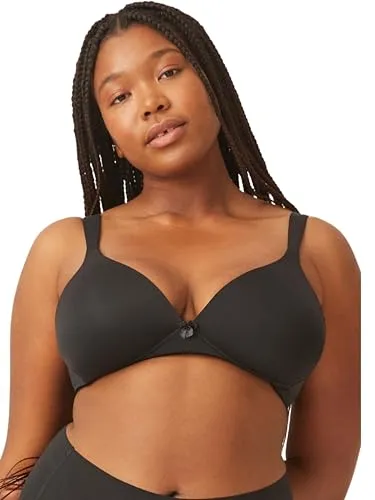 Soft-BH NATURANA Damen, Gr. 80, Cup D, schwarz - Funktionsunterwäsche mit nahtlosen Schalen-Cups und breiten Entlastungsträgern für höchsten Tragekomfort, ideal für den Alltag.