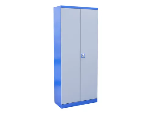 Güde Werkzeugschrank Typ Universal, 3 Schübe, abschließbar, blau/grau - Robuster Metall-Werkzeugschrank mit 3 Schubladen (je 40 kg) und 4 höhenverstellbaren Böden (je 50 kg). Ideal für Werkstätten, abschließbar und direkt ab Werk geliefert.