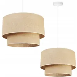 Hängelampe Kuchen 40 cm - Stilvolle Deckenleuchte mit elegantem Lampenschirm, ideal für gemütliche Essbereiche und schafft eine einladende Atmosphäre.