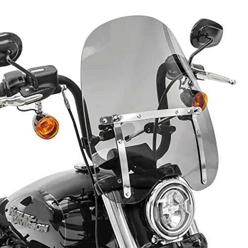 Windschild CW1 Kompatibel mit Suzuki Intruder VS 1400/600/ 750/800 dunkel getönt