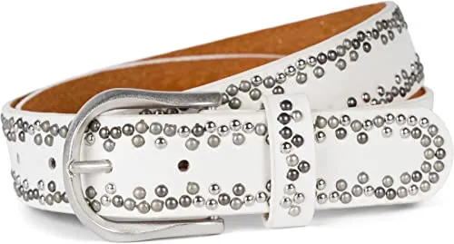 Gürtel Weiß von styleBREAKER