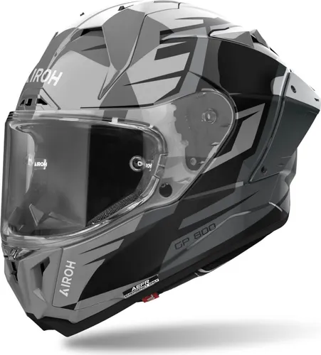 Airoh GP 800 Master Carbon Helm, schwarz/grau, XS (53/54)