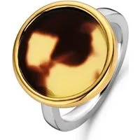 Ti Sento - Milano Damenring 12208TU/54 aus 925er Silber - Eleganter bicolor Damenring aus 925er Silber, Größe 54 - perfekt für besondere Anlässe oder als stilvolles Accessoire im Alltag.