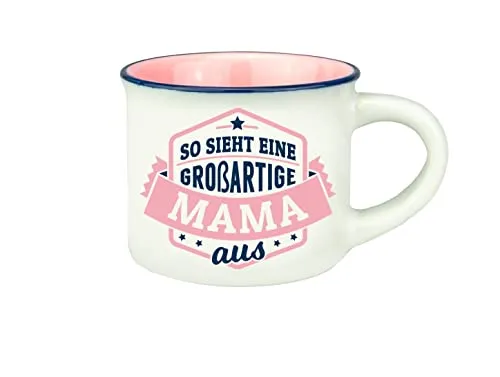 Persönliche Espresso Tasse - Mama | Steinzeug | 50ml