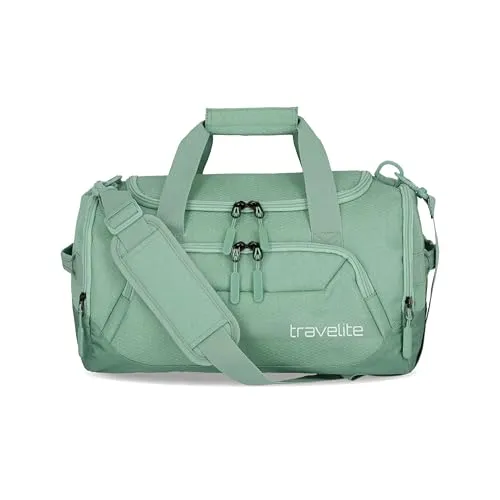 travelite Kick Off Reisetasche Handgepäck, 40 cm, 23 Liter in grün von travelite