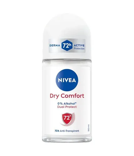 NIVEA® dry comfort Roll-on - Deodorants mit 48 Stunden Anti-Transpirant-Schutz für trockene Achseln und frischen Duft. Dermatologisch getestet und alkoholfrei für sanfte Hautpflege.