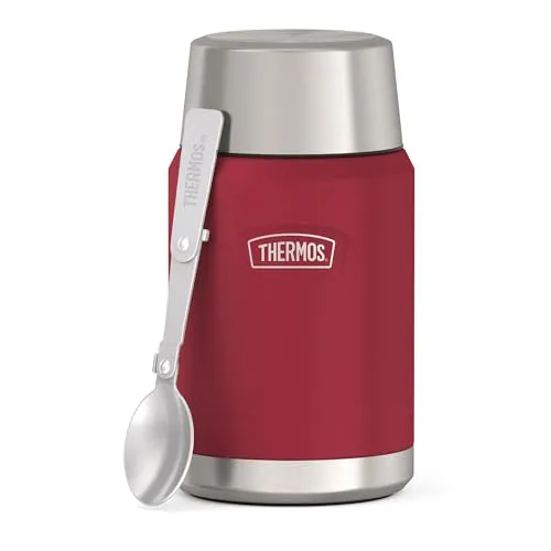 THERMOS ICON FOOD JAR Thermobehälter - Thermobehälter für Essen, doppelwandig und auslaufsicher, hält Speisen 10h heiß & 24h kalt, ideal für unterwegs und spülmaschinenfest.
